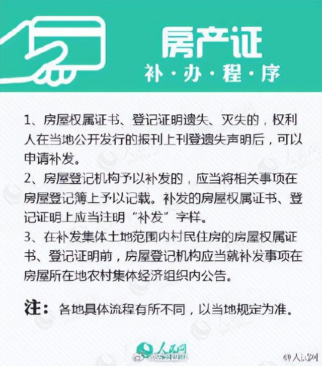 关于补办房产证的详细指南